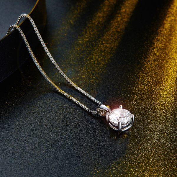 1 carat diamond necklace