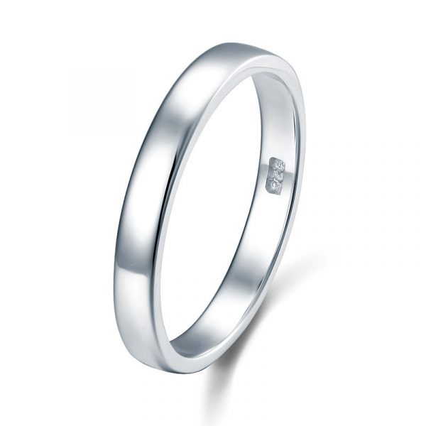 plain sterling silver ring