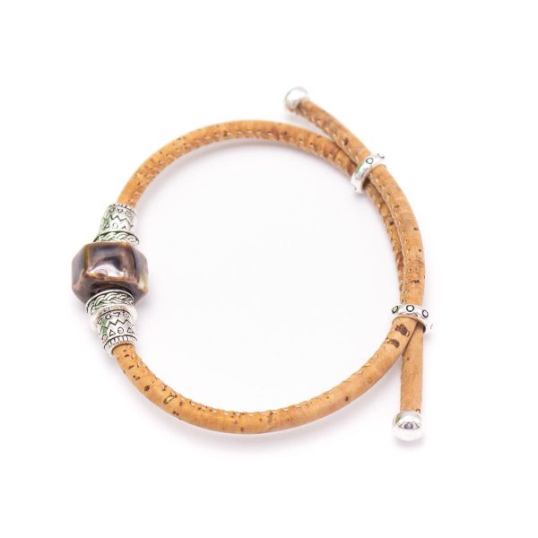 Color Pearl Handmade Cork Bracelet